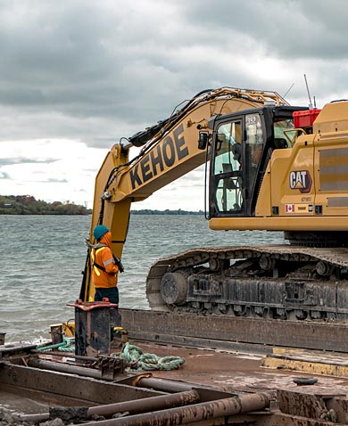 Excavation & Dredging & Rock Breaking - Kehoe Marine Construction