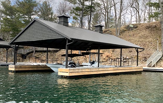 Boat Houses & Ports - Kehoe Marine Construction Ontario